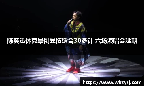 NG28陈奕迅休克晕倒受伤缝合30多针 六场演唱会延期